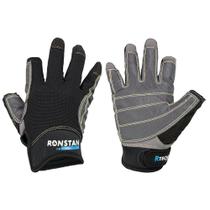 Luvas Ronstan Sticky Race 3 dedos pretas tamanho L