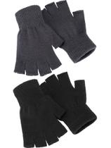 Luvas SATINIOR Winter Half Finger Knit Fingerless, 2 pares
