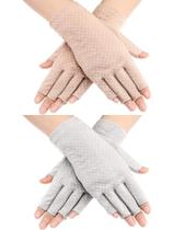 Luvas sem Dedos Maxdot com Proteção UV Antiderrapantes 2 Pares
