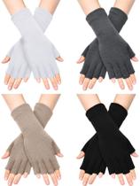 Luvas sem dedos SATINIOR Winter para mulheres (4 pares) Luvas sem dedos SATINIOR Winter para mulheres (4 pares)