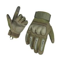 Luvas Táticas Masculinas De Dedo Inteiro Com Tela Sensível Ao Toque, Borracha Dura Antiderrapante