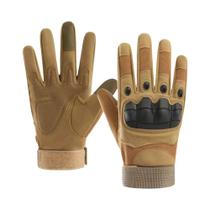 Luvas Táticas Masculinas Para Motociclismo, Dedo Completo, Respiráveis, Resistentes Ao Desgaste, Com