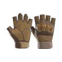 Luvas Táticas Masculinas Sem Dedos - Casca Dura, Antiderrapantes e Resistentes ao Desgaste Luvas Táticas Masculinas Sem Dedos - Casca Dura, Antiderrapantes e Resistentes ao Desgaste