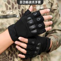 Luvas Táticas Meia Dedos Masculinas para Ciclismo, Tiro, Caça, Airsoft e Motocicleta