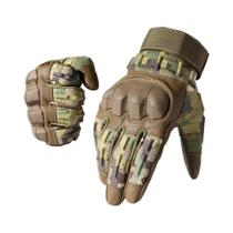 Luvas Táticas Para Exterior Com Tela Sensível Ao Toque, Antiderrapantes, Com Proteção Rígida Para