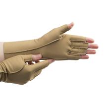 Luvas terapêuticas isotoner femininas Open Finger Small Camel Luvas terapêuticas isotoner femininas Open Finger Small Camel
