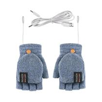 Luvas Térmicas De Inverno Com Aquecimento Elétrico USB E Tela Sensível Ao Toque, Luvas De Ciclismo