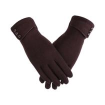 Luvas Térmicas Femininas De Inverno Com Forro De Lã E Tela Sensível Ao Toque, À Prova De Vento Para