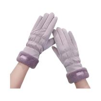 Luvas Térmicas Femininas De Inverno Impermeáveis Com Tela Sensível Ao Toque, Luvas De Esqui Em