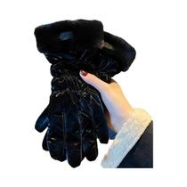 Luvas Térmicas Femininas De Inverno Impermeáveis Com Tela Sensível Ao Toque, Luvas De Esqui