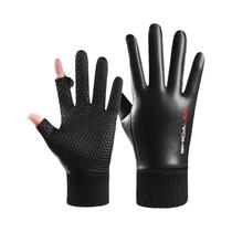 Luvas Térmicas Impermeáveis Para Motocicleta Com Forro De Lã E Tela Sensível Ao Toque, Luvas De Dedo