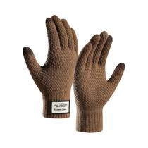Luvas Térmicas Masculinas plus Size Com Tela Sensível Ao Toque, Macias, Grossas, Elásticas, De Lã