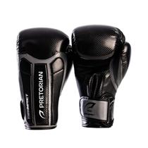 Luvas Thai Impact Próprias Para Muay Thai Preto Pretorian Cor:Preto+CinzaTamanho:16ozGênero:Unissex
