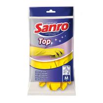 Luvas Top Amarelas Tamanho M Sanro 1 par