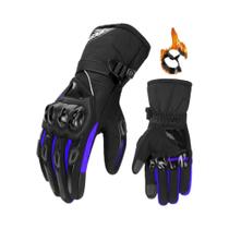 Luvas Touch Screen para Motocicleta, Windproof, Impermeável, Moto, Equitação, Motocross, 4 Estações