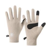 Luvas Unissex Finas, Macias E Quentes Com Tela Sensível Ao Toque Para Ciclismo, Corrida E Esportes