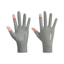 Luvas Unissex Respiráveis De Verão Com Proteção UV Antiderrapantes De Dois Dedos Para Dirigir,