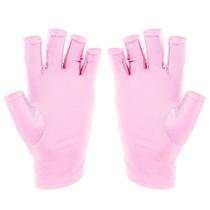 Luvas UV SUNUV para unhas de gel, profissionais UPF 50+ rosa