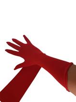 Luvas vermelha comprida 30cm Fantasia- Par