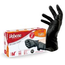 Luvas Viniflex M Preta 100uni - Vabene