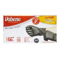 Luvas Viniflex Preto Termoplástica Tamanho GG Caixa c/ 100u