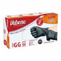 Luvas Viniflex Vabene Tam:gg C/100 Uni Preta Ref.:1537