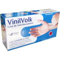 Luvas vinil pequena sem pó volk - 100 unidades - Volk do brasil Luvas vinil pequena sem pó volk - 100 unidades - Volk do brasil