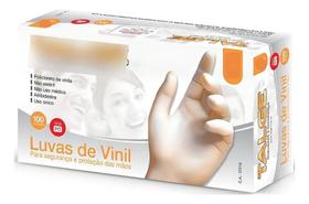 Luvas Vinil Talge Transparente M 100Un: Proteção Hipoalergên Luvas Vinil Talge Transparente M 100Un: Proteção Hipoalergên