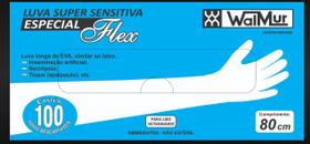Luvas walmur sup.sensit.especialflex 80cm cx/100 Luvas walmur sup.sensit.especialflex 80cm cx/100