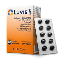 Luvis S (Luteína, Ômega 3, Semente de Uva) 60 Cápsulas Luvis S (Luteína, Ômega 3, Semente de Uva) 60 Cápsulas