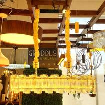 Lux Lustre Genova Led 3000k/4000k/6500k Dourado Lux Lustre Genova Led 3000k/4000k/6500k Dourado