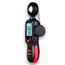 Luxímetro Digital Portátil 0 a 200.000 lux com Certificado de Calibração IC5020