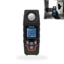 Luxímetro Digital Profissional Foxlux Medidor de Iluminância com Display Digital para Ambientes Internos e Externos