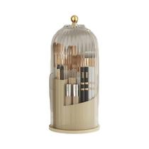 Luxo 360 graus Suporte Rotativo Para Pincéis De Maquiagem Com Tampa Caixa De Armazenamento Cosmético Luxo 360 graus Suporte Rotativo Para Pincéis De Maquiagem Com Tampa Caixa De Armazenamento Cosmético