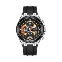 Luxo À Prova D'água Luminoso Cronógrafo Data Quartzo Relógio Masculino LIGE Militar Casual De Alta
