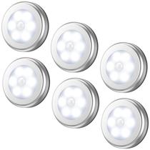 Luz com sensor de movimento AMIR, luz noturna LED atualizada (pacote com 6) Luz com sensor de movimento AMIR, luz noturna LED atualizada (pacote com 6)