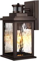 Luz con sensor de movimiento para exterior VIANIS, bronce aceitado, impermeable Luz con sensor de movimiento para exterior VIANIS, bronce aceitado, impermeable