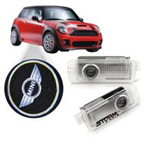 Luz Cortesia Mini Cooper Projetor Lâmpada Porta Chão Ano