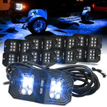 Luz de Acento para Veículo SUNPIE 8 Pods Azul IP67 à Prova d'Água