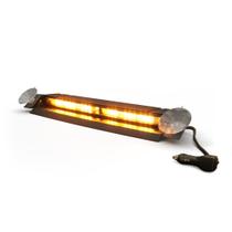 Luz de Advertência ECCO LED Bicolor Âmbar Branco 12V 24V
