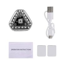 Luz De Advertência Estroboscópica Solar LED Colorida Em Formato De Triângulo Para Motocicleta, Luz De Advertência Estroboscópica Solar LED Colorida Em Formato De Triângulo Para Motocicleta,