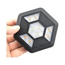 Luz De Advertência Magnética LED Giratória De 360 graus Recarregável Piscando Sinal De Segurança