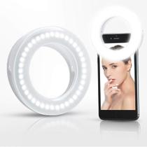 Luz de anel de selfie XINBAOHONG recarregável com 40 LED para telefone