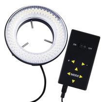 Luz de Anel LED TEKCOPLUS 144 para Microscópio e Câmera