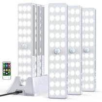 Luz de armário LED Lightbiz 30 LEDs com estação de carregamento, 6 unidades Luz de armário LED Lightbiz 30 LEDs com estação de carregamento, 6 unidades