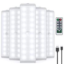 Luz de armário LED Lightbiz Dimmer USB recarregável 5 unidades Luz de armário LED Lightbiz Dimmer USB recarregável 5 unidades