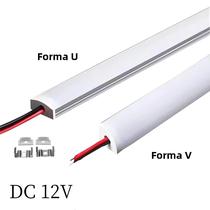 Luz De Bar LED De 50cm 12V DC Com 36 LEDs Para Iluminação Linear Sob Móveis De Cozinha Em Alumínio