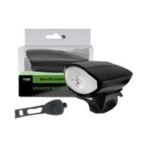 Luz De Bicicleta LED Recarregável USB E Buzina À Prova D'água, Conjunto De Farol E Luz Traseira Para