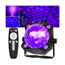 Luz de Bola Disco Luz Negra DJPTYGCK 2 en 1 Activada por Sonido