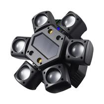 Luz De Cabeça Móvel LED RGBW Com Controle Remoto DMX, Estroboscópio, Laser Para Palco, Disco, DJ,